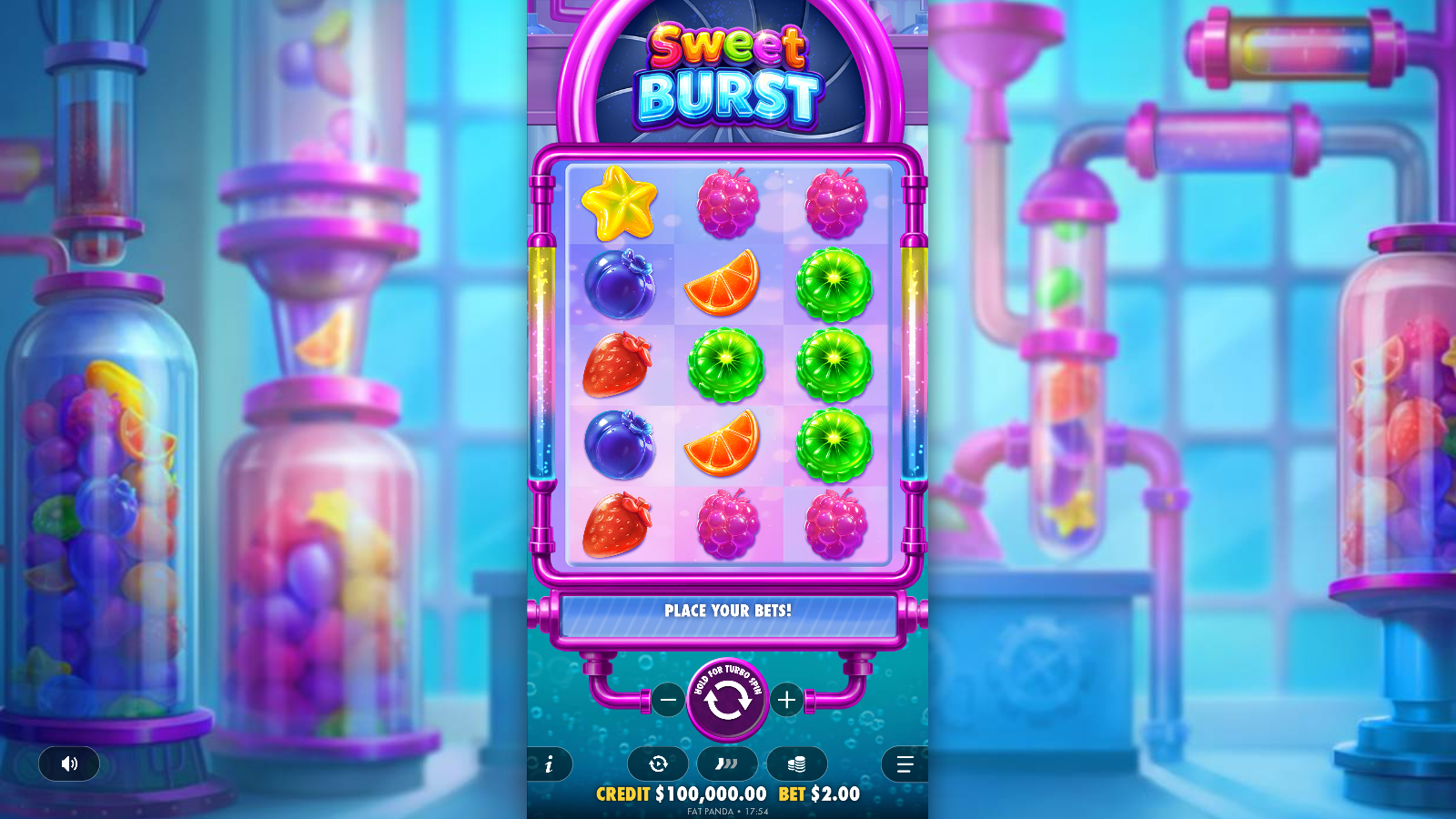 Sweet Burst slot base game