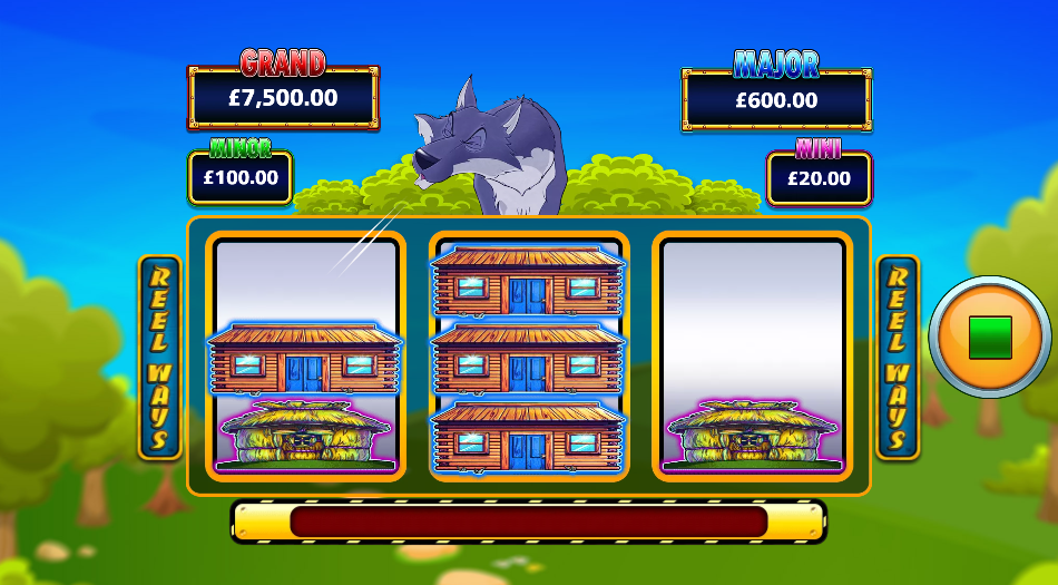 Houses revealed at a feature's end