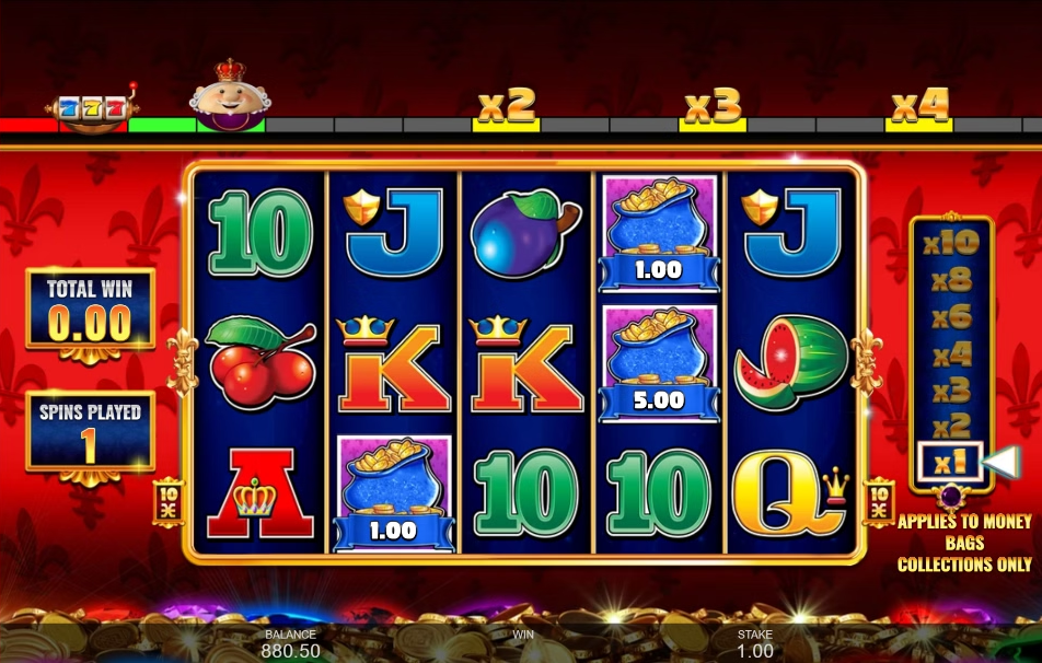 Big Money Bonus with the multiplier ladder and progressive trail above the reels