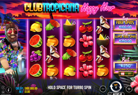 Club Tropicana Happy Hour