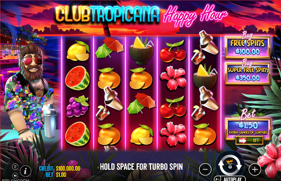 Club Tropicana Happy Hour