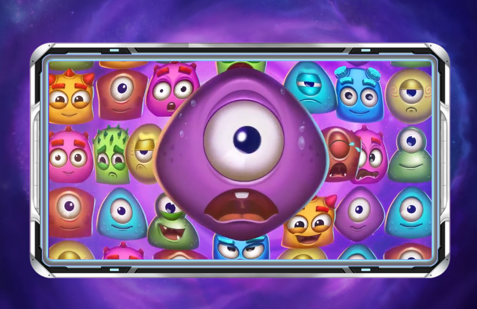 Gigantoonz intro sequence by Play'n GO with the central toon expanding