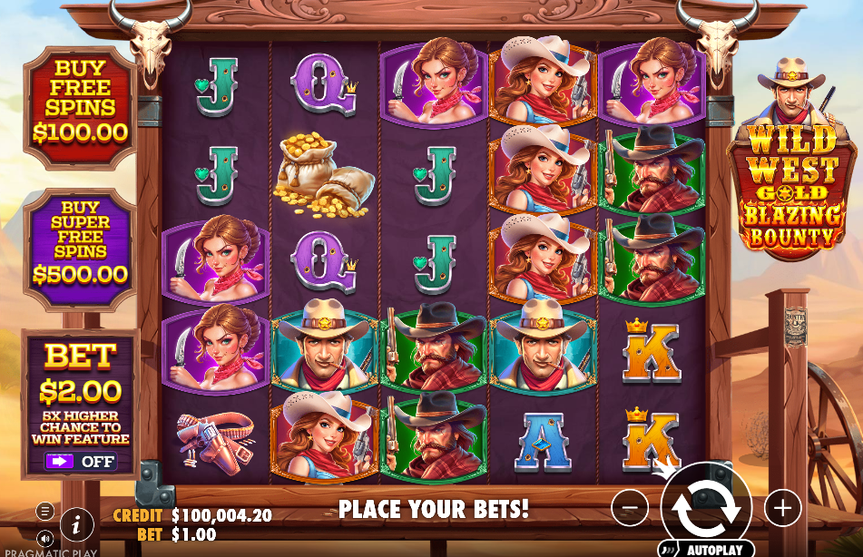 Wild West Gold Blazing Bounty