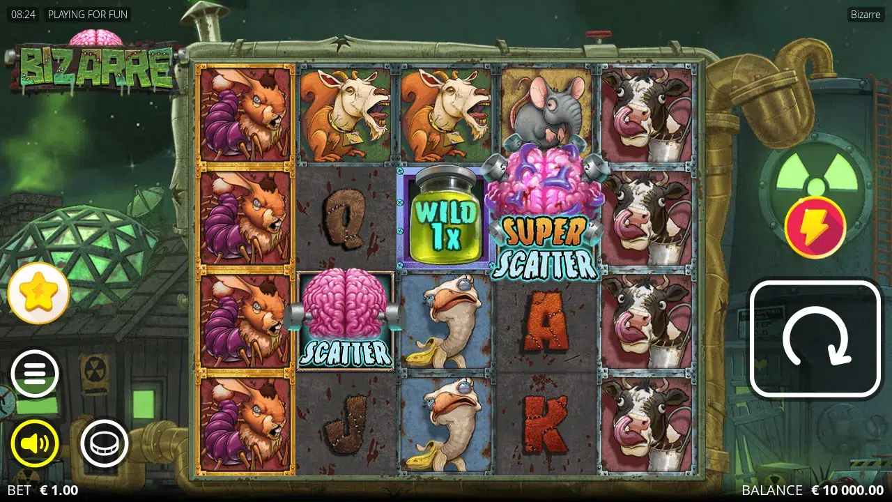 Bizarre demo reel grid