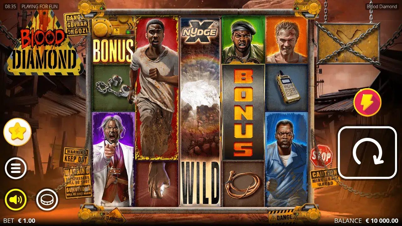 Blood Diamond demo reel grid