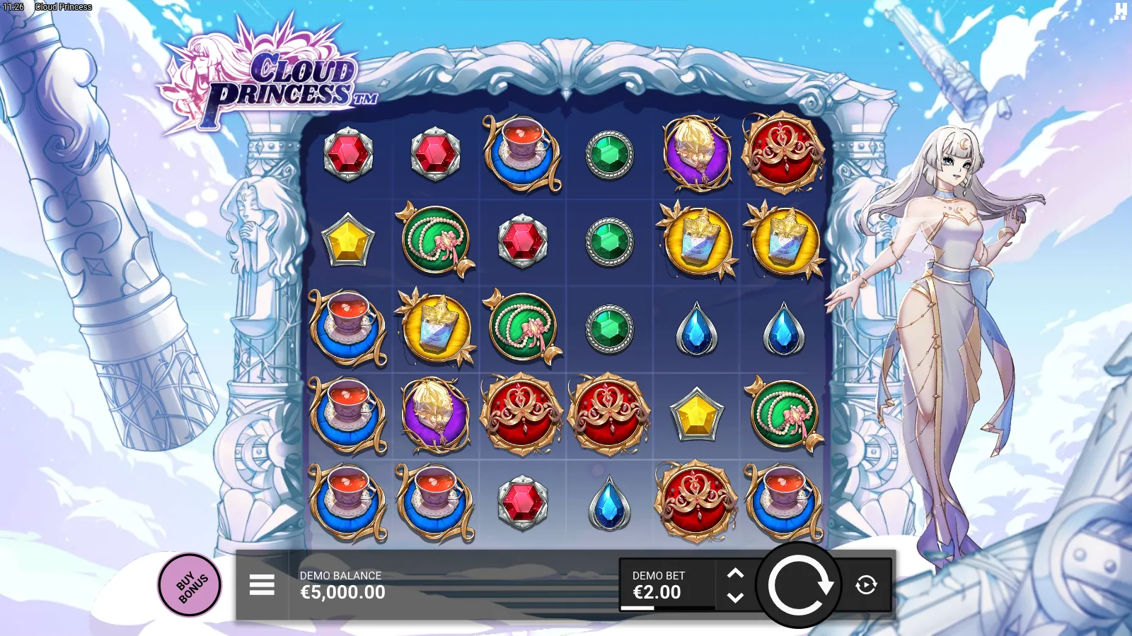 Cloud Princess demo reel grid