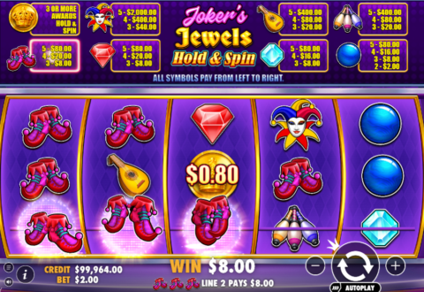 Joker’s Jewels Hold & Spin