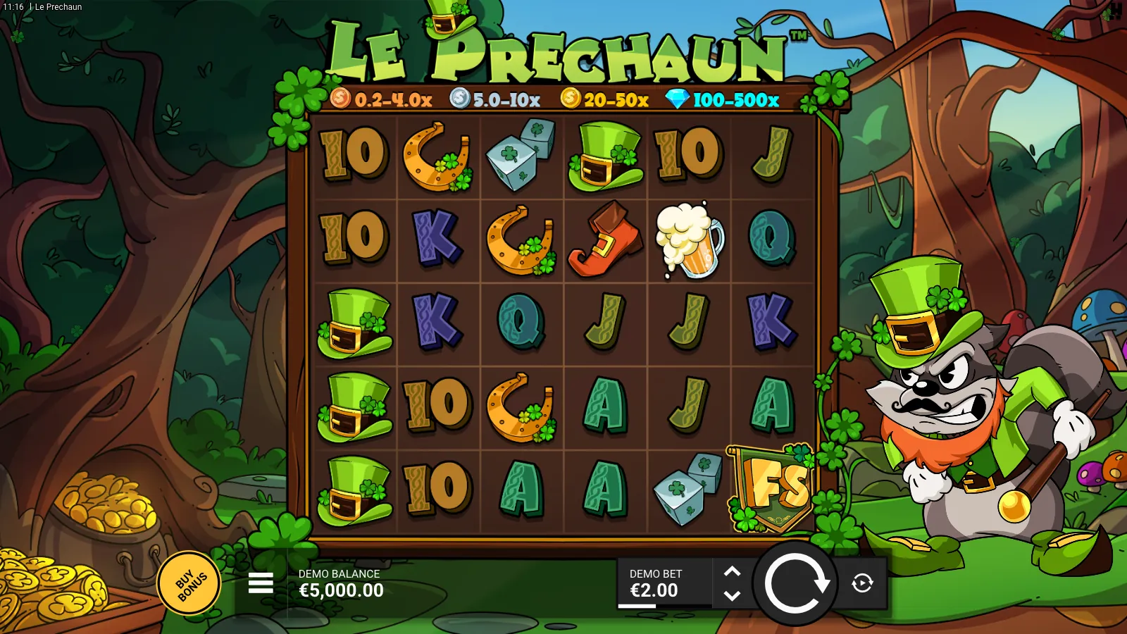 Le Prechaun demo reel grid