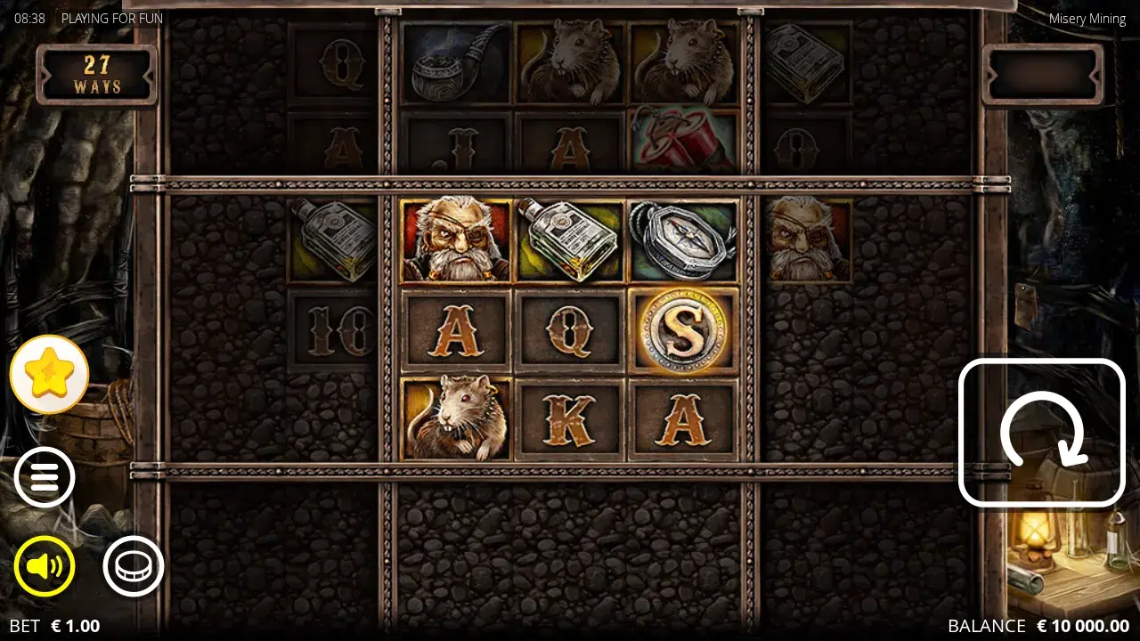 Misery Mining demo reel grid