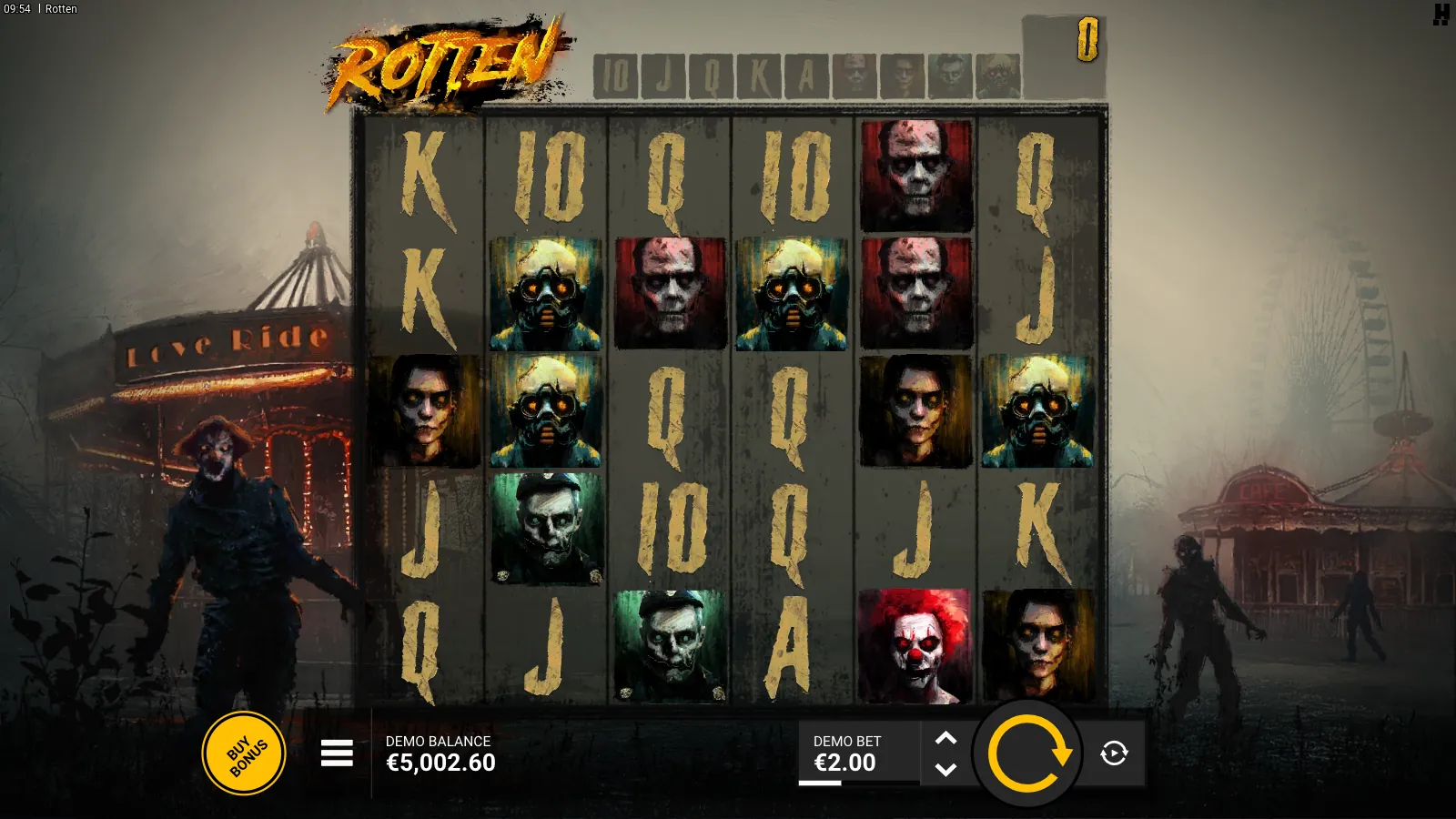 Rotten demo reel grid
