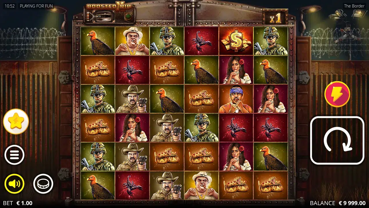 The Border demo reel grid