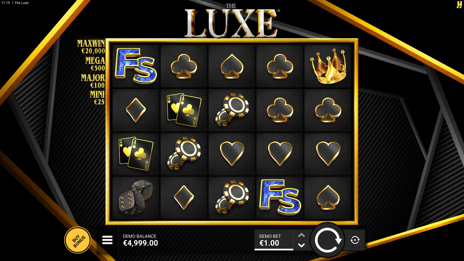 The Luxe demo reel grid