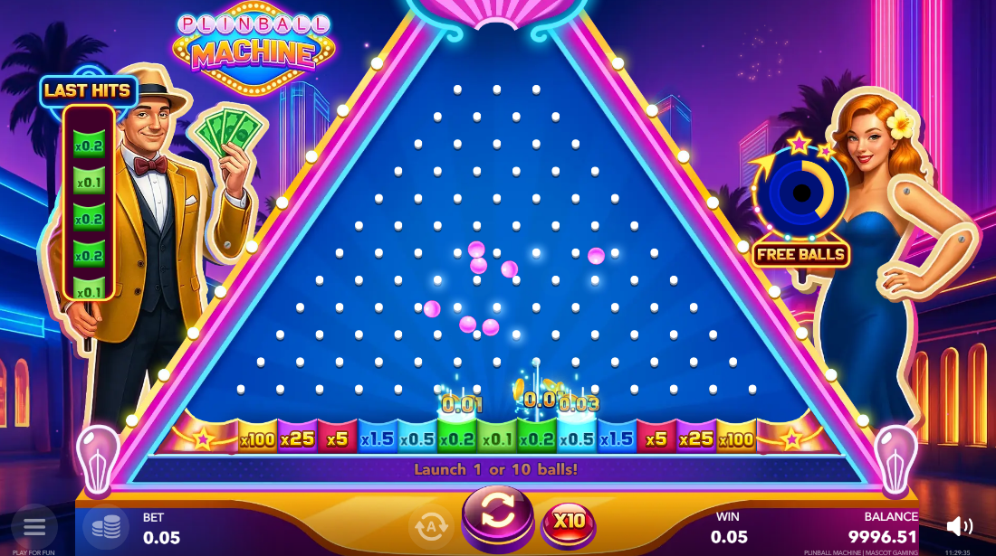 Plinball Machine